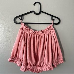 Over the shoulder top